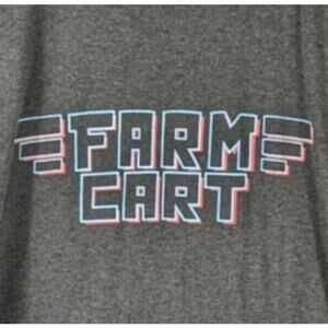 Farm Cart Athens, GA XL Graphic T Shirt Gray Agriculture Farming Brand Promo Tee